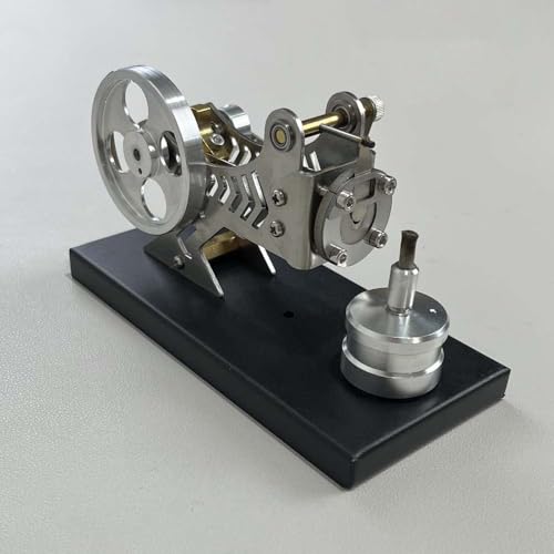 Vacuum Engine Flame Licker Engine Flame Eater Engine Motor Model with Wood Base