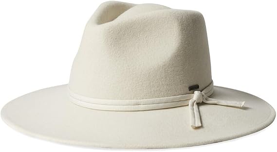 Packable Wool Felt Fedora - Off White by BRIXTON HATS