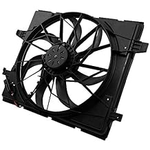 Brock Replacement Radiator Cooling Fan Assembly Compatible with 2011-2018 Durango Grand Cherokee w/Duty Cooling 55037992AD