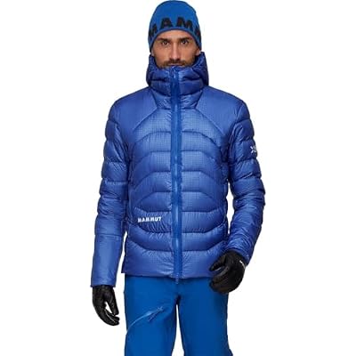 Mammut, Eiger Nordwand Light Down IN Hooded Jacket - Mens, Eiger Blue, XL