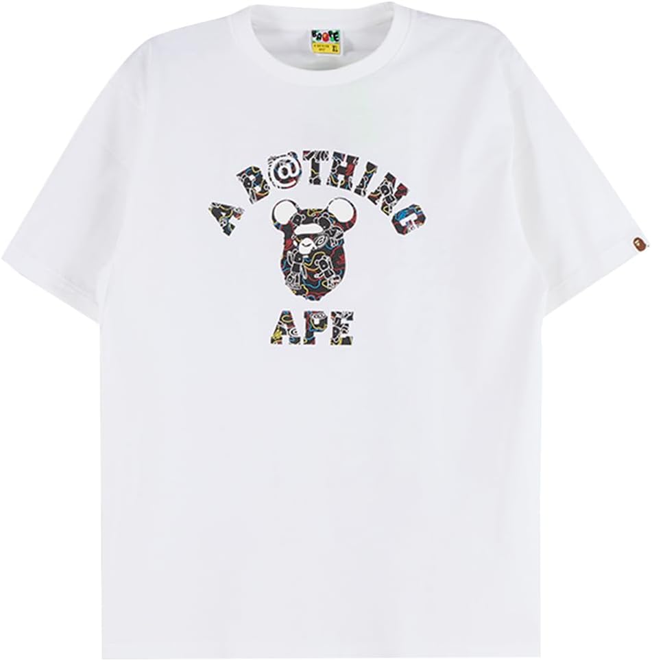 A Bathing Ape, Pre-Loved Mens Bape Bearbrick Ape Head T-Shirt