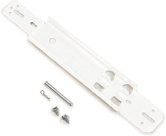 DURA-LIFT 21 in. White Powder Coated Garage Door Opener Reinforcement Bracket Kit