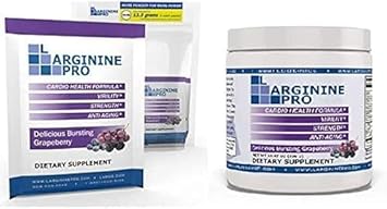 2-Pack, 1 Grape Jar and 30 Single Serve Packs That are Great Tasting! | Blood Flow | Pre-Workout Drink | with Vitamins C, B6, B12, K & More