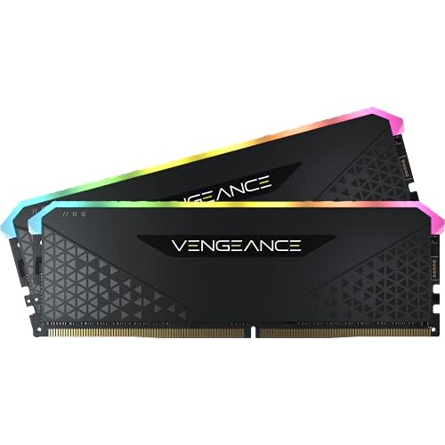 CORSAIR Vengeance RGB RS 64GB 2x32GB DDR4 3600 PC4-28800 C18 Desktop Memory