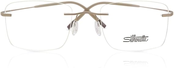 Silhouette Eyeglasses TMA - The Icon II (5541) 8540 Mercury Sand 53/21/150 3 p