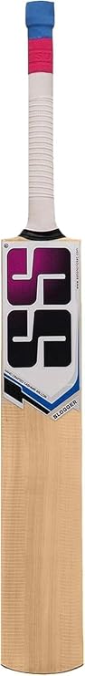 SS Kashmir Willow Leather Ball Cricket Bat, Exclusive Cricket Bat for Adult Full Size with Full Protection Cover (Slogger)