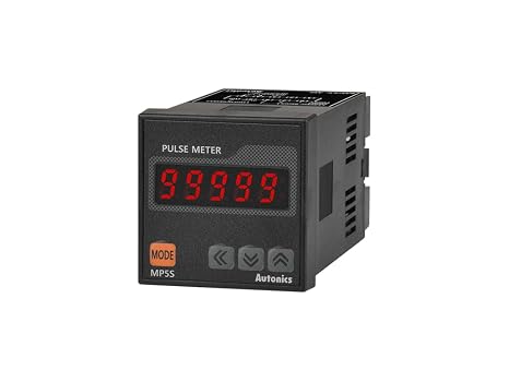 MP5S-4N (Price/EA) Meter, 100-240 VAC, 13 Modes, 5-Digit, Indicator ONLY, LED, Pulse, W48XH48MM
