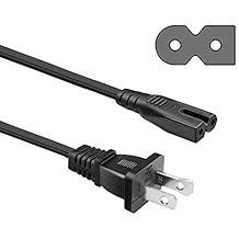 Guy-Tech AC Powered Power Cord Cable Plug for iLIVE Model IJ308 IJ308W IJ318 IJ318B CD CD+G Dock Karaoke Party Machine Player System Venturer Model K9090 Portable CDG/CD Karaoke
