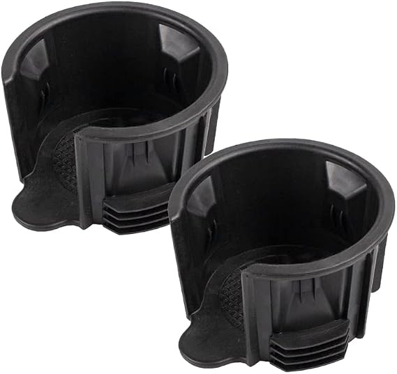 Center Console Cup Holder Insert Compatible for Land Rover LR2 LR3 Range Rover Sport 2Pcs