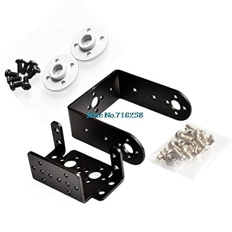1set 2 DOF Short Pan and Tilt Servos Bracket Sensor Mount Kit for Compatible Wholesale Retail