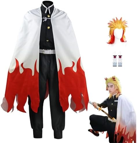 UZAIN Giyuu Cosplay Kimono Outfit Rengoku Anime Kamado Cosplay Uniform Suit Costume Halloween Party