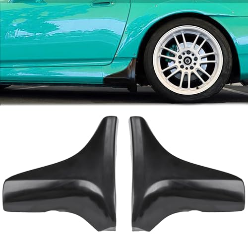 Compatible withReplacement for Side Skirt Lip, STK Style PU Splash Corner Aprons Black, Fits 2000 2001 2002 2003 2004 2005 2006 2007 2008 2009 Honda S2000 AP1 AP2 Coupe