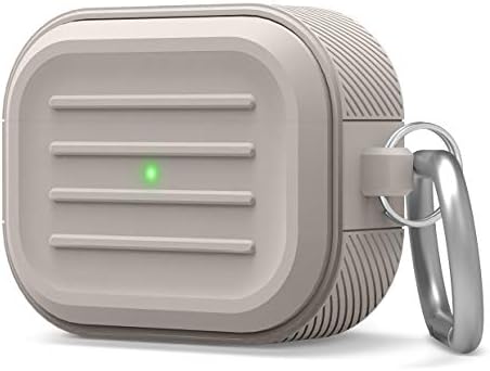elago Armor Case Designed for Apple AirPods Pro Case, Tough Drop Protection, Shock Resistant, Made from Durable Silicone [US Patent Registered] Stone