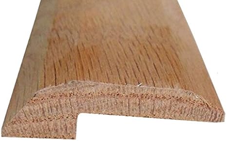 Solid Red Oak Interior Threshold - Style 2-36 inches Long
