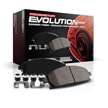 PowerStop Front Brake Pads For Nissan Qashqai 2017-22 |Rogue 2014-20 |Rogue Sport 2017-22 - Z23 Carbon-Fiber Ceramic Brake Pads With Installation Hardware, Z23-1737