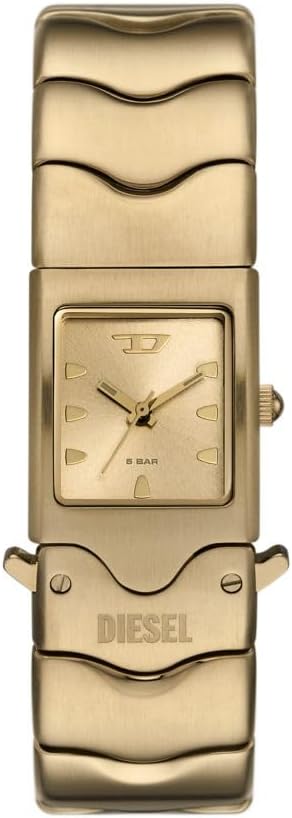 Diesel Men's Watch, Closer Three-Hand Stainless Steel Watch for Men