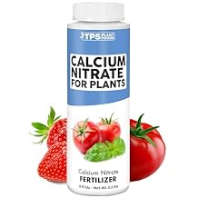 Calcium Nitrate Fertilizer Liquid Fertilizer Supplement for Fast Leaf Growth, Stronger Cell Wall Development & Prevents Blossom End Rot, 8 oz