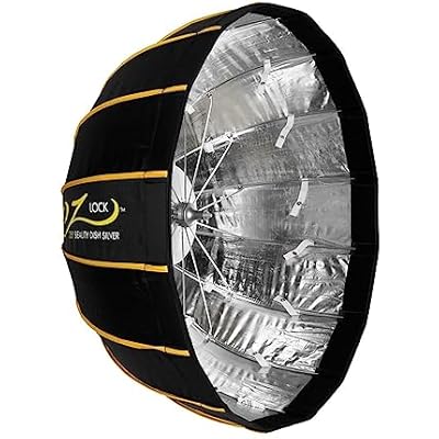 Glow EZ Lock Collapsible Silver Beauty Dish 25