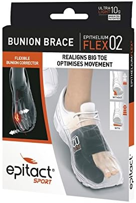 Epitact Sport - Hallux Valgus Bunion Brace : Corrects, Protects & Supports Bunions During Sport - Size M