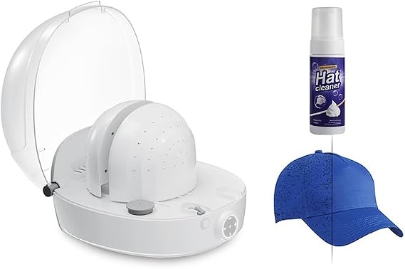 Hat Care Machine Steam Cleaning & Ironing, Drying for Bucket hat Baseball Cap Machine with Cleaner