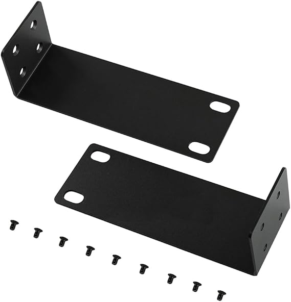 BV Tech Universal Rack Mount Kit for Switches Space-Saving, Secure, and Compatible with Multiple Brands, Ideal for Professional Network Setups in Home, Office, or Data Centers