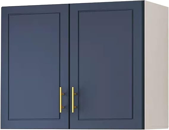 Kitchen Hanging Cabinet Wall Cabinet Hanging Wall Locker In Living Room And Bedroom Bathroom Storage Cabinet Rack Balcony Top Cabinet(60 * 32 * 60cm)