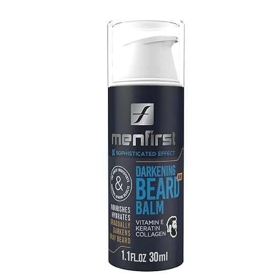MENFIRST Darkening Beard Balm for Men - Sensitive Skin