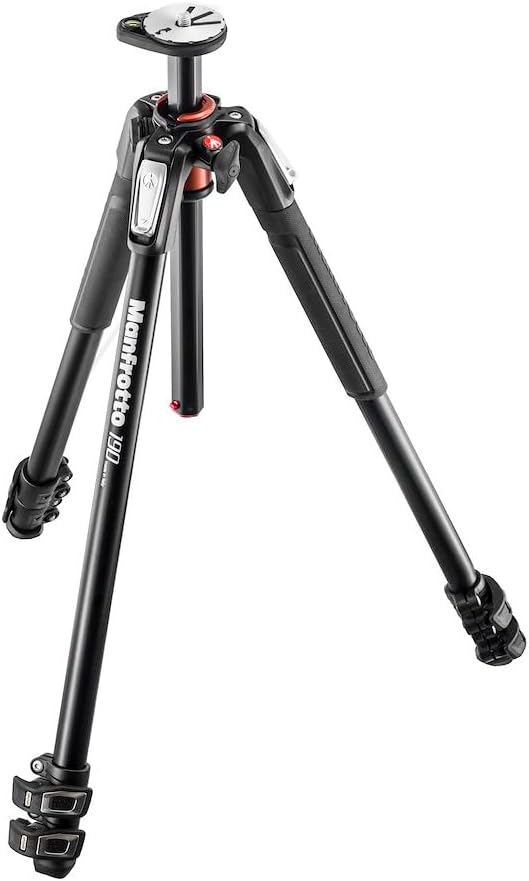 Manfrotto 190XPRO Aluminium 3 Section Tripod with Horizontal Column