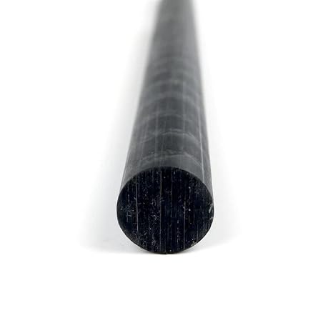 Plastic Round Bar, Nylon-Nylatron GS, 0.375" Diameter, 12" Length, OnlineMetals