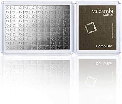 Silver Vulcanbi Combination Bar - 100 Gram.999 Pure BU Medallion
