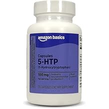 Amazon Basics 5-HTP with B6 Capsules, 100 mg, 120 Count
