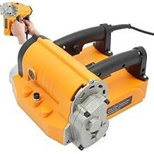 Electric Wall Planing Machine, Power Shovel Wall Machine with Adjustable Depth, Concrete Shovel Shovel Wall Machine with Side Knife and Toolbox, for Wall Renovation, Putty Cement Stripping ToolsOrang