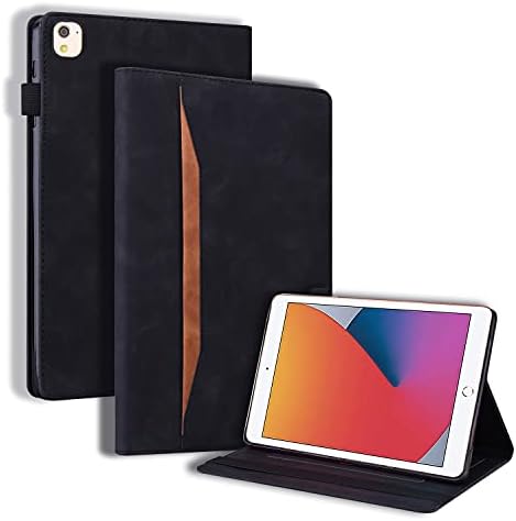 Case for iPad 9th/8th/7th Generation 10.2''(2021/2020/2019) iPad Air 3rd Generation 10.5 inch PU Leather Cover Flip Stand with Card Holder for ipad 9th Generation case,Black