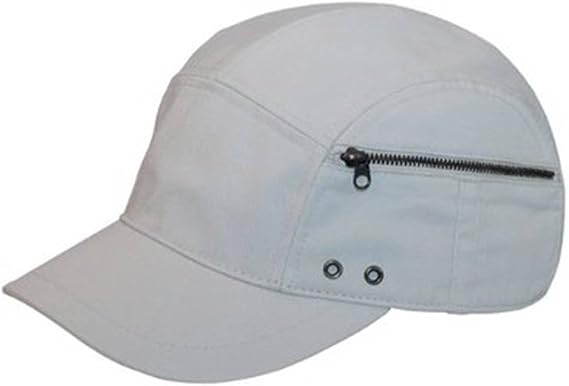 MG Washed Cotton Twill Casual Zipper Cap - Putty