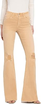 VERVET High Rise Super Flare Jeans V3029