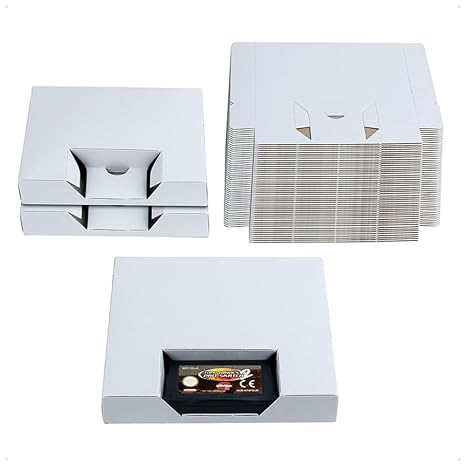 10 PCS Inner Inlay Insert Tray Compatible with GBA Game Cartridge, Cardboard Replacement for US Version Game Box, Inner Tray for GBA Cartridge Packaging