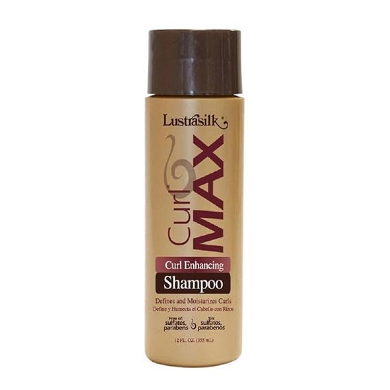 Lustrasilk Max Curl Enhancing Shampoo, 12 Ounce