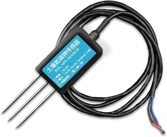 Taidacent RS485 Soil NPK PH Sensor Probe NPK Sensors Detector Meter for Agricultural Soil Nitrogen Tester (Soil PH Temperature and Humidity)