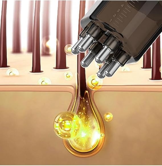 C01 Saç Bakım Yağı Uygulama Aplikatörü Saç Kökünü Beslemeye Yardımcı Saç Bakım Yağı Uygulama Aleti 8ml (1 Adet)