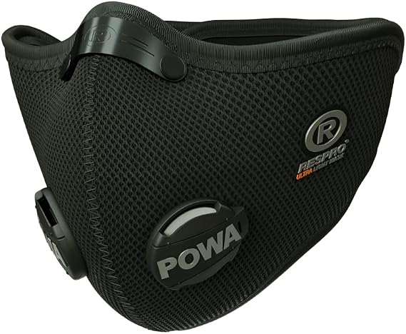 Respro Ultralight Mask (Black, Large)