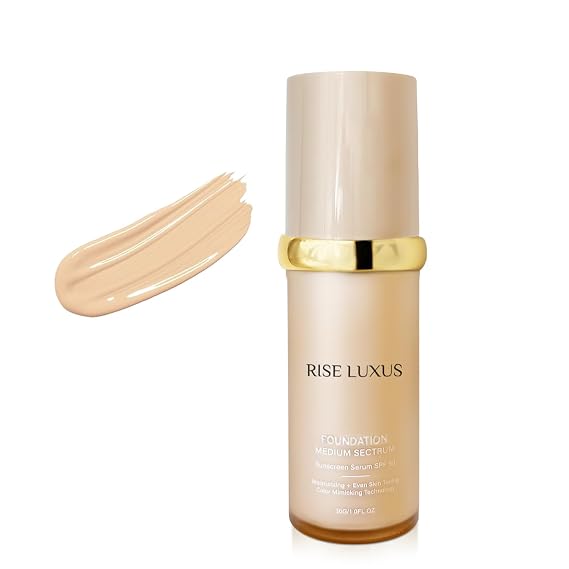 Ultrablend 4 In 1 Foundation, Match Skin Color Changed Foundation Liquid With Spf 50, Waterproof for Makeup.