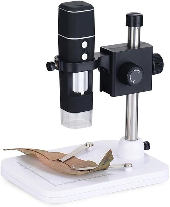 Lab Microscope Accessories 500X LED Electronic Magnifying Glass Pocket USB Digital Microscope for Beauty Salon Skin Detection with Liftable Bracket