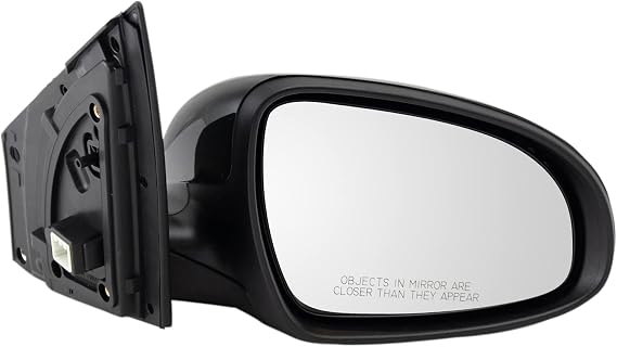 TRQ Passenger Side Mirror Assembly Power Black Paint to Match | For 2017-2022 Kia Sportage