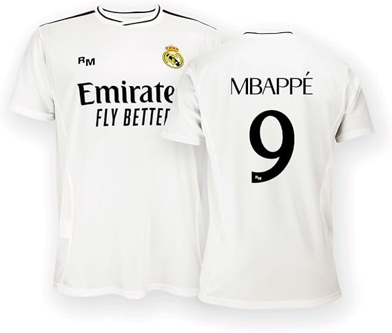 Real Madrid Unisex Home Trikot Saison 24/25 Unterhemd (1er Pack)