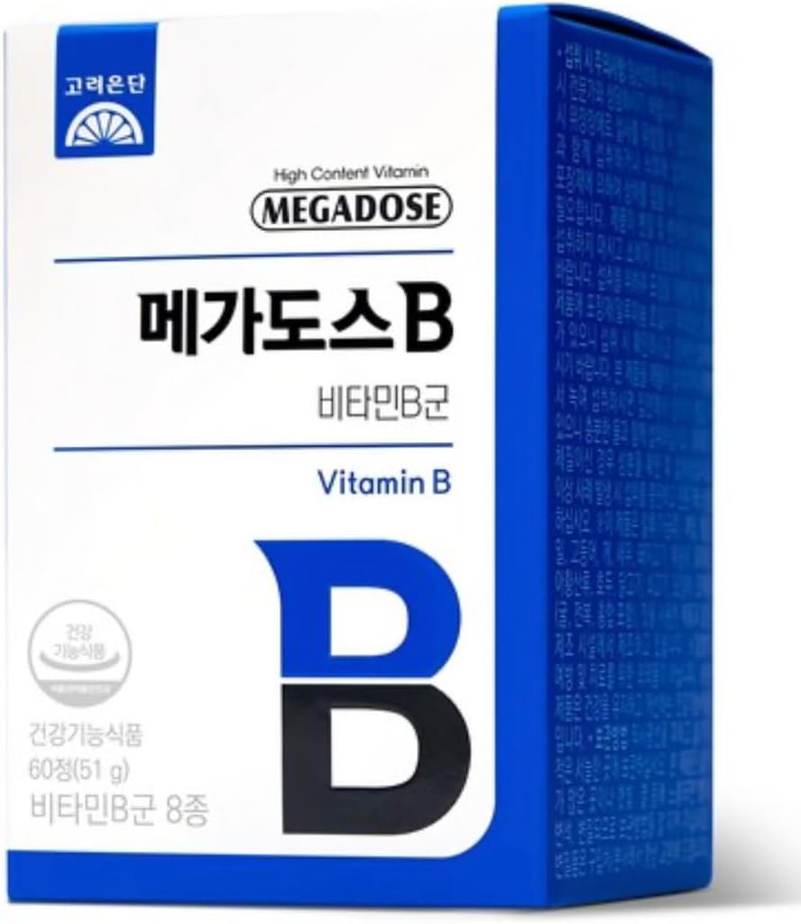 Korea Eundan Megadose Vitamin B Complex - 60 Tablets 2-Month Supply