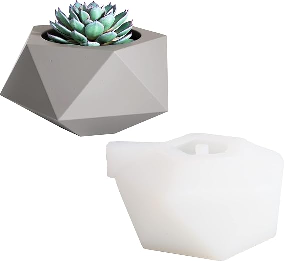 Çiçek Saksısı Silikon Kalıp Beton Saksı Kalıp El Yapımı Bahçe Bonsai Dekorasyon Araçları