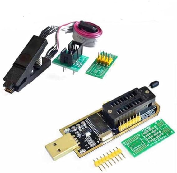 SOP8 SOIC8 Test Clip for EEPROM 25CXX / 24CXX + CH341A 24 25 Series EEPROM Flash BIOS USB Programmer