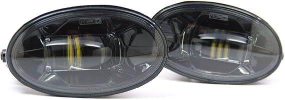 Morimoto XB LED Foglights, Type H Plug and Play Foglight Housing Upgrade, Fits Many Honda and Acura Models , DOT Approved Assembly with White LED Chips, UV Resistant, (1x LF170)