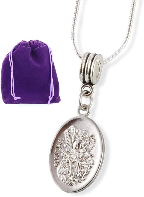 Dave The Bunny St Michael Necklace