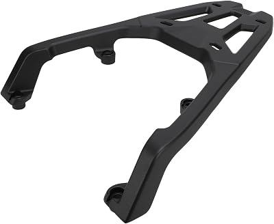 Motorcycle Rear Luggage Rack Aluminum Alloy Durable Sturdy Convenient Storage Cargo Carrier Holder Bracket Replacement for SYM Husky ADV 150 2023 2024 Black